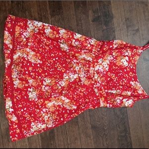 Aeropostale, Red flowered dress